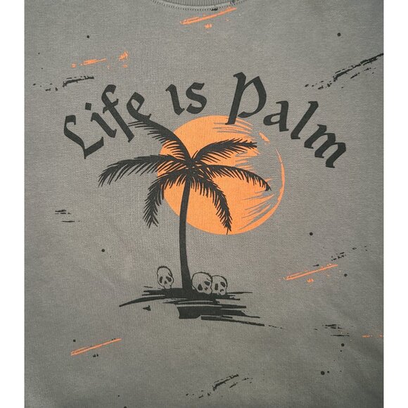 Palm Angels Crewneck Life Is Palm - Picture 2 of 8